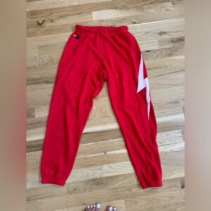 Aviator Nations BOLT PRINT SWEATPANTS